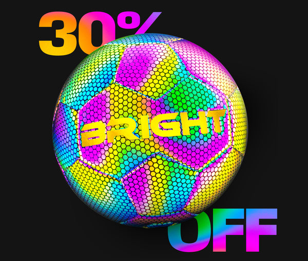 The BRIGHT™ Soccer ball