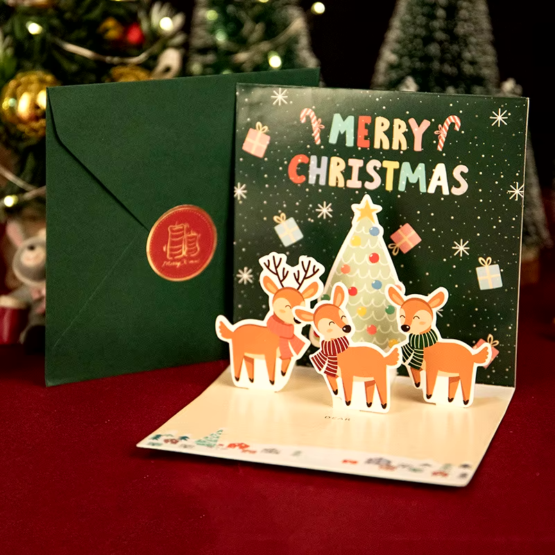 BRIGHT™ Christmas Bag and Card